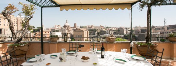 Foro Romano unique penthouse for stunning destination event