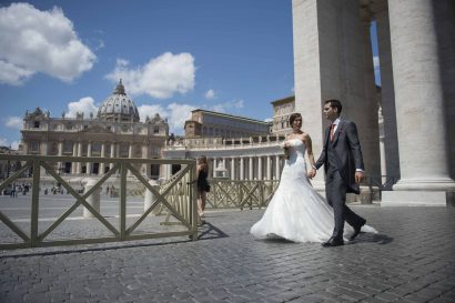 Une destination de mariage célébrée à la Cité du Vatican