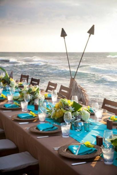 Destinations de rêve et idées décoration sur le thème de la mer pour votre mariage