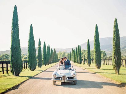 Lieu de mariage médiéval en Toscane