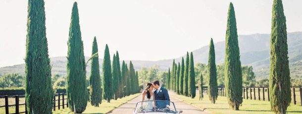 Lieu de mariage médiéval en Toscane