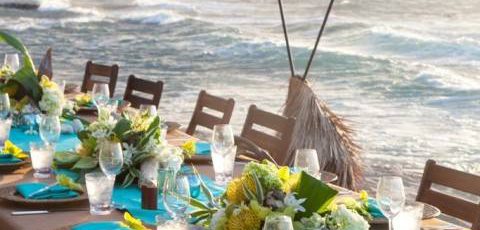 Destination Wedding da favola e decorazione sul tema del mare