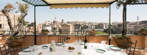 Foro Romano attico unico per l’evento di destinazione mozzafiato